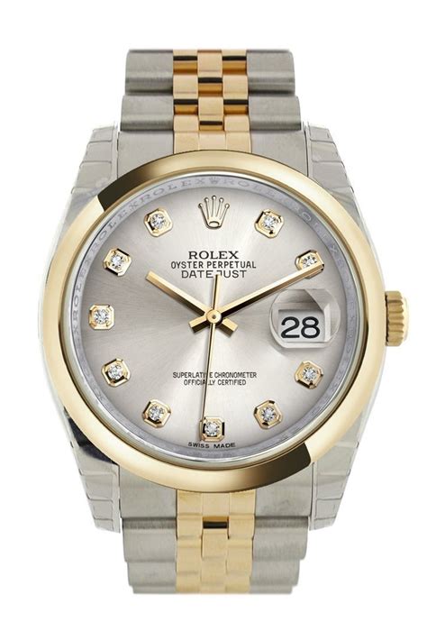 rolex datejust 36 silber gold|rolex datejust 36 price new.